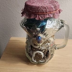 Mystery crafting jewelry jar